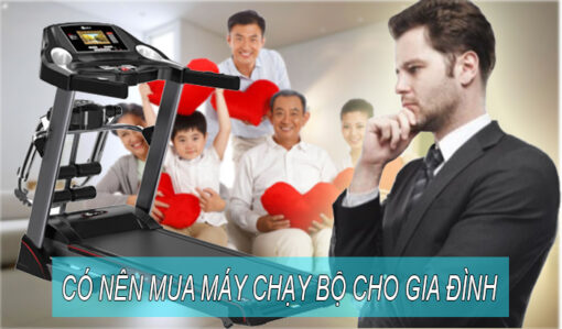 Có nên mua máy chạy bộ cho gia đình