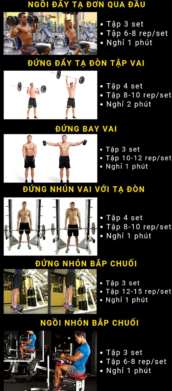 Bài tập gym cho người gầy tăng cân 4