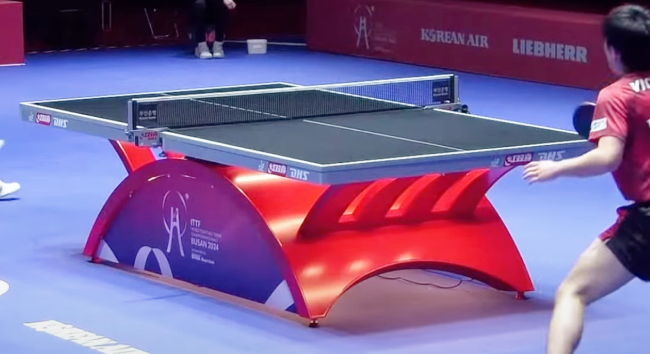 ping-pong hay tennis table