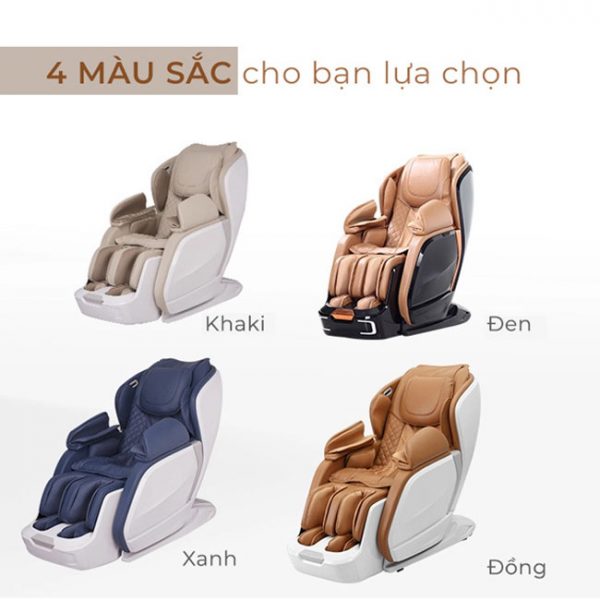 Ghế massage cao cấp OR-200 có 4 màu sắc sang trọng cho bạn lựa chọn