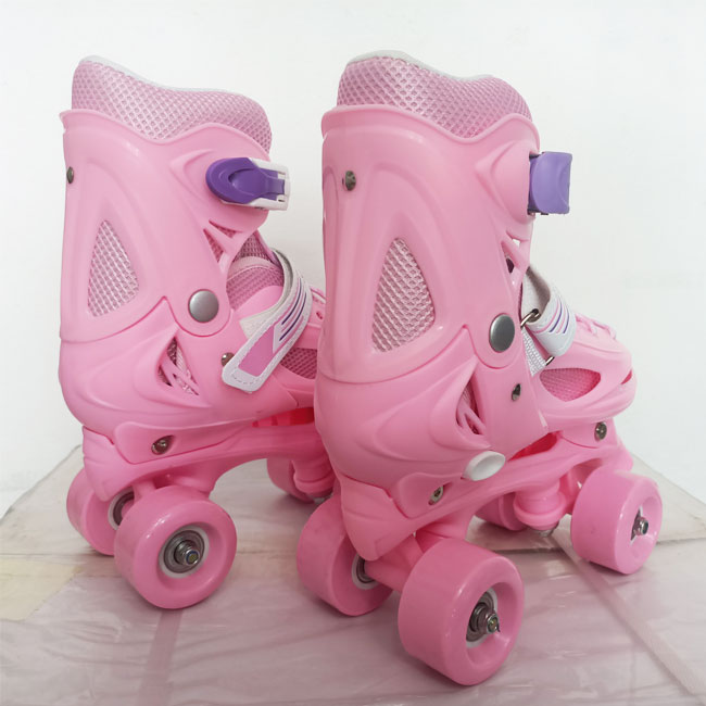 Giày patin 4 bánh 2 hàng cho trẻ em 2-10 tuổi