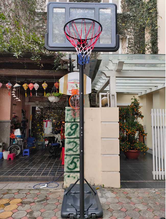 Cột bóng rổ di động dùng cho học sinh