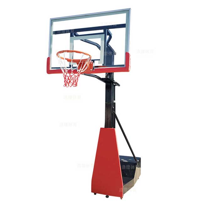 Cột bóng rổ điều chỉnh độ cao có thể di động dùng ngoài trời và trong nhà