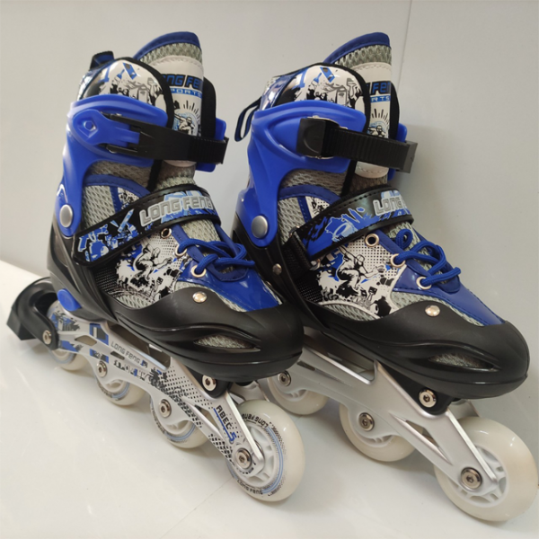 Đôi giày trượt patin Long Feng màu xanh lam