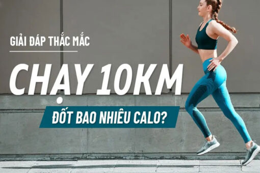 Chạy 10 km đốt bao nhiêu calo