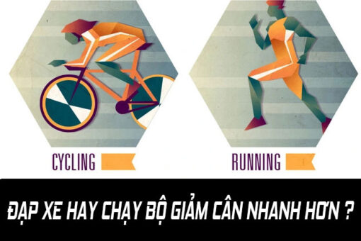 Chạy bộ hay đạp xe giảm cân nhanh hơn