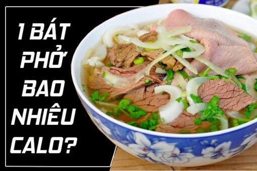 1 bát phở bao nhiêu calo? khác nhau giữa phở bò và phở gà