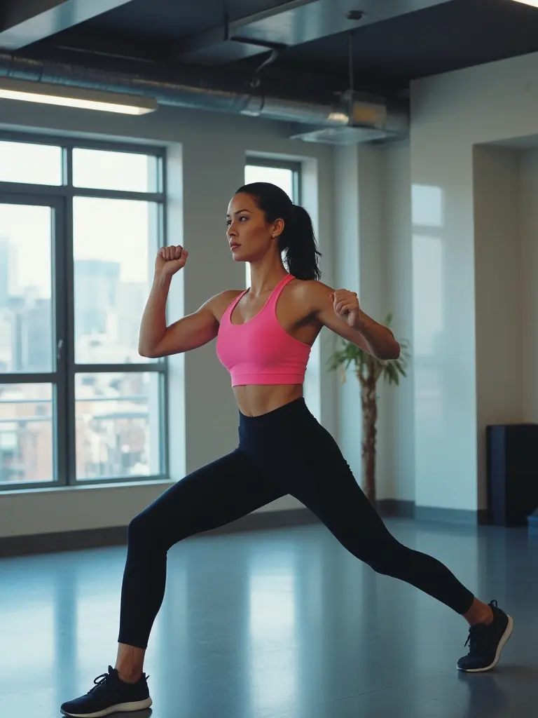Side Lunge – Bai tap LISS Cardio