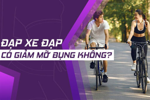 Đạp xe đạp có giảm mỡ bụng không