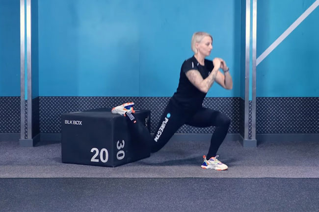 Bulgarian split Squats