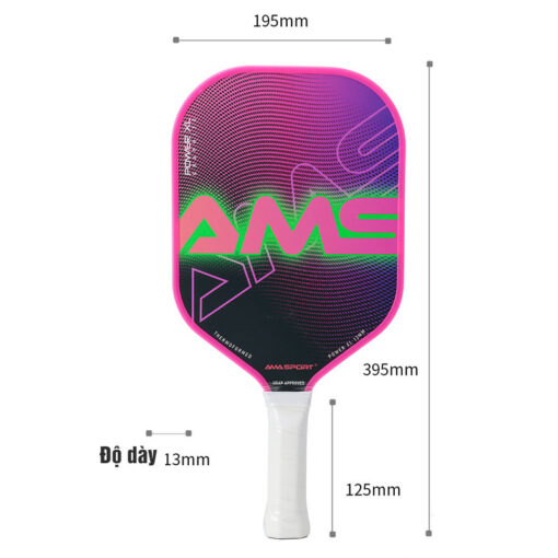 Kich thuoc vot danh pickleball ama 8001