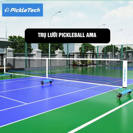 Bo tru luoi pickleball ama có banh xe