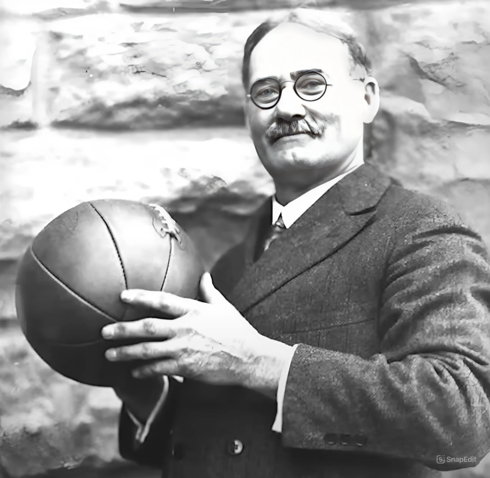 tiến sĩ James Naismith nguoi sang lap ra mon bong ro