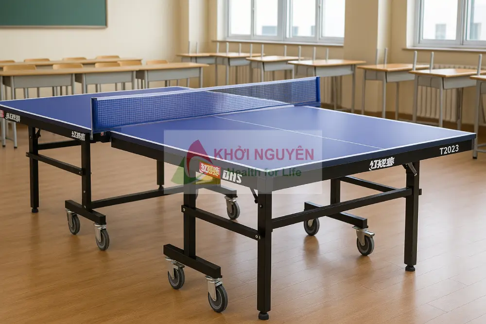 bàn bóng bàn DHS T2023 dùng tại trường học 