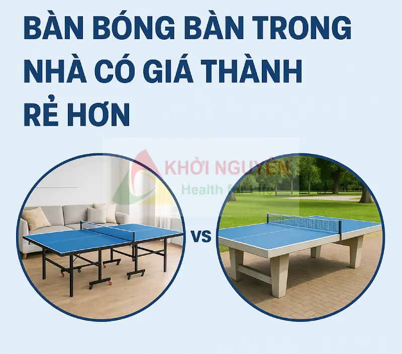 bàn trong nhà giá rẻ hơn bàn ngoài trời
