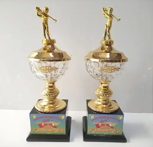 Cup trao giai mon golf bang pha le