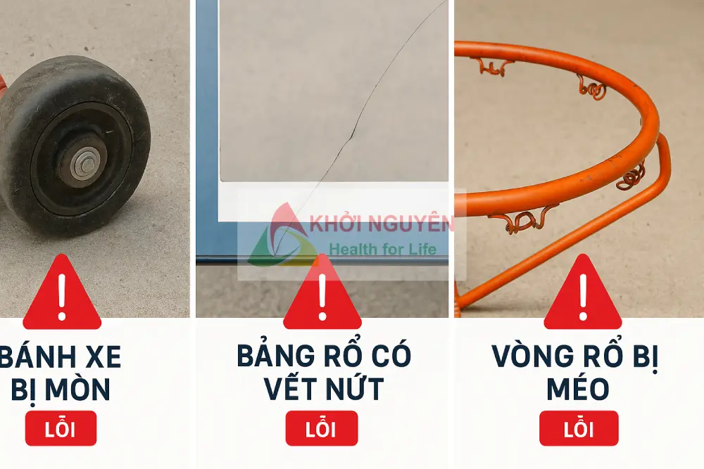nhược điểm khi mua trụ bóng rổ thanh lý
