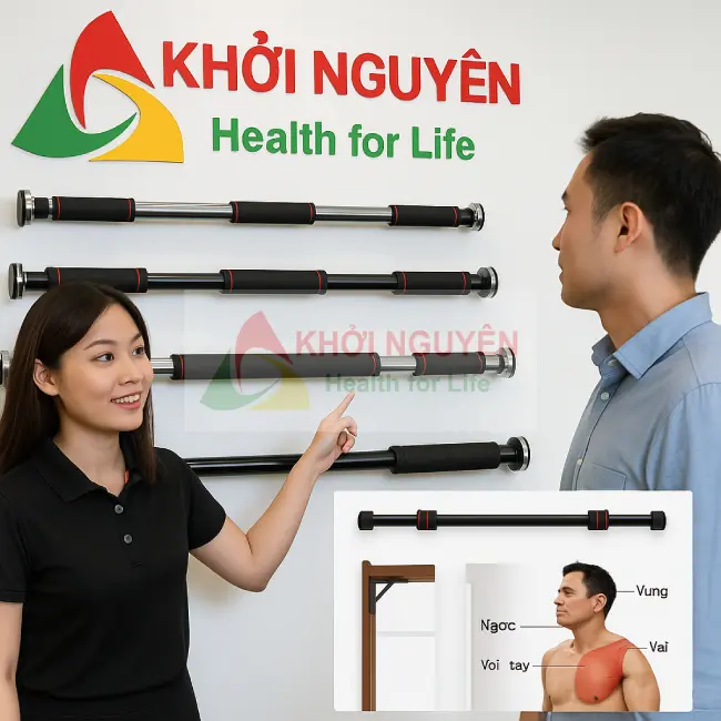Showroom Thể Thao Khởi Nguyên cung cấp xà đơn chính hãng