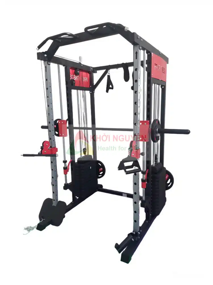 Giàn tạ đa năng khối đứng được nhiều bài tập hơn