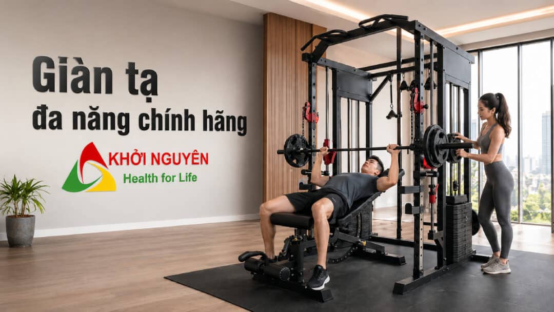 Giàn tạ đa năng cho phòng gym tại nhà và gia đình