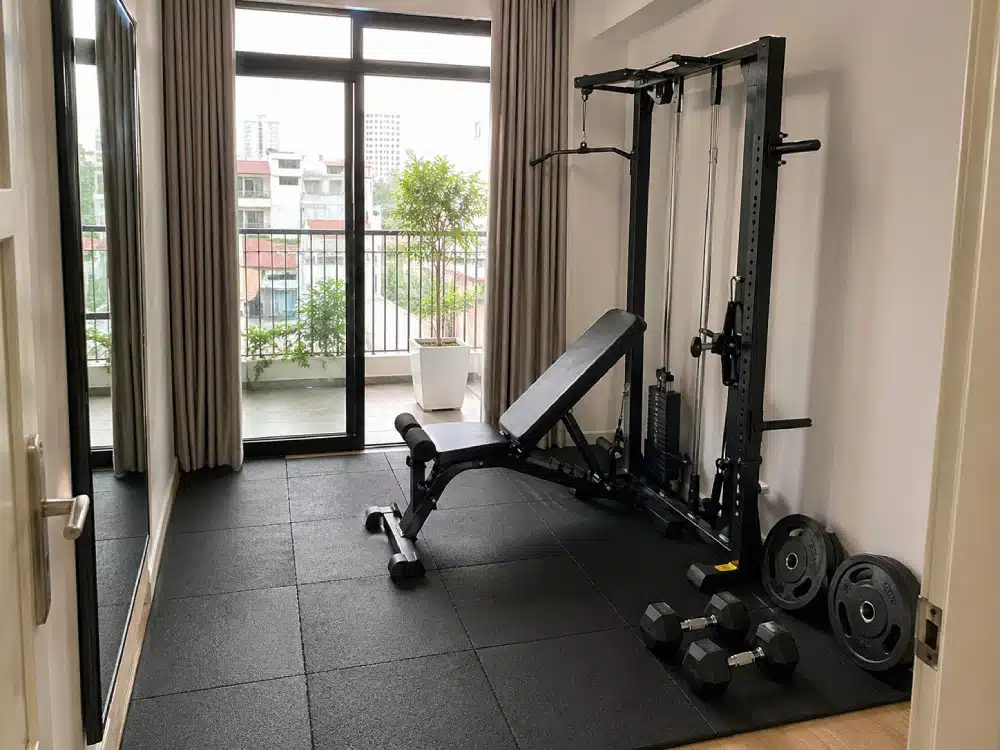 Giàn tạ đa năng cho phòng nhỏ và căn hộ