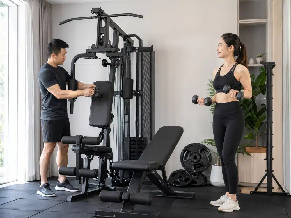 Giàn tạ đa năng cho gia đình tập luyện tại nhà