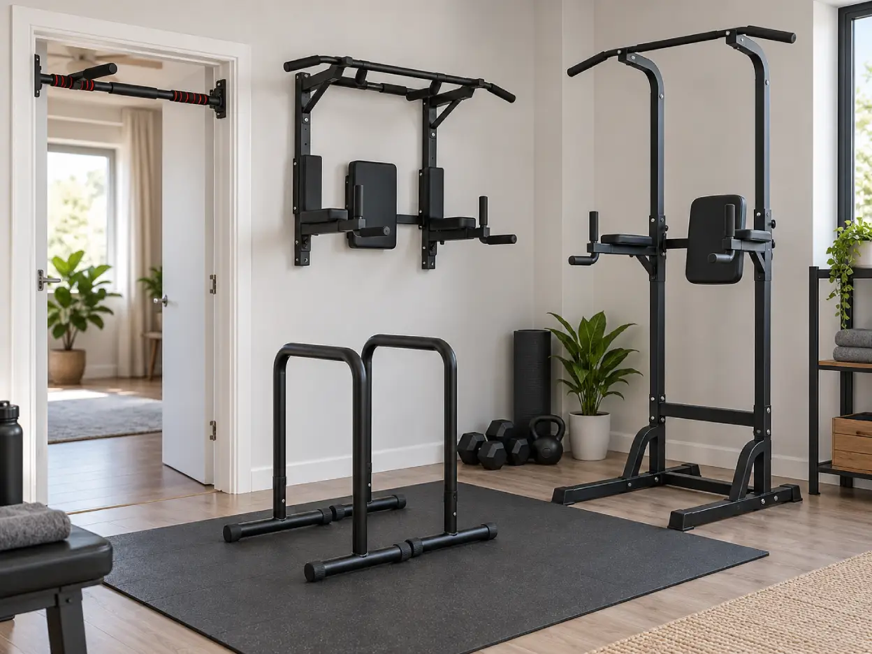 Các loại xà đơn xà kép tại nhà gồm xà gắn cửa, treo tường và khung đứng đa năng